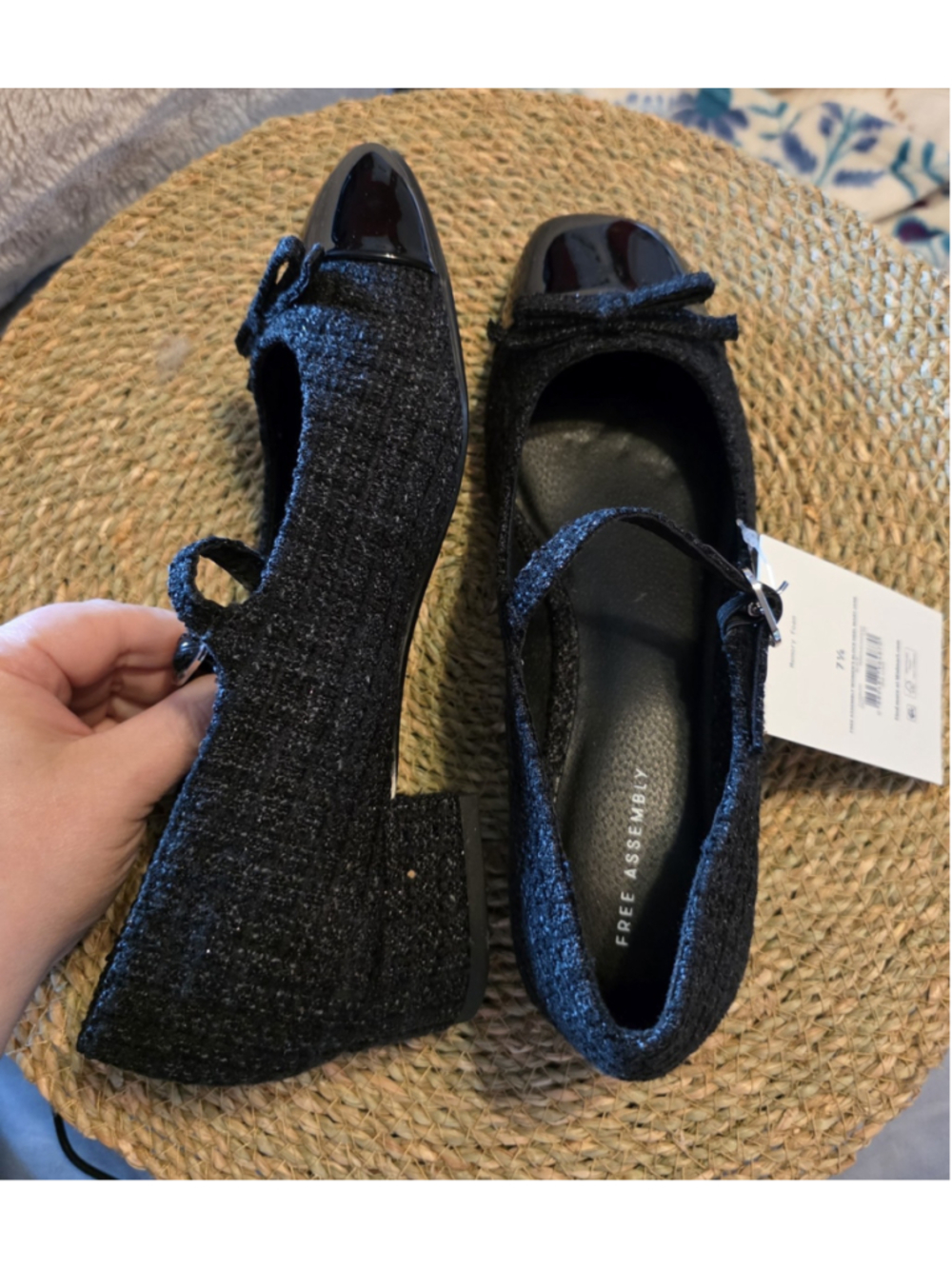 Free Assembly Women’s Block Heel Mary Jane Size 7.5 - Picture 2 of 9